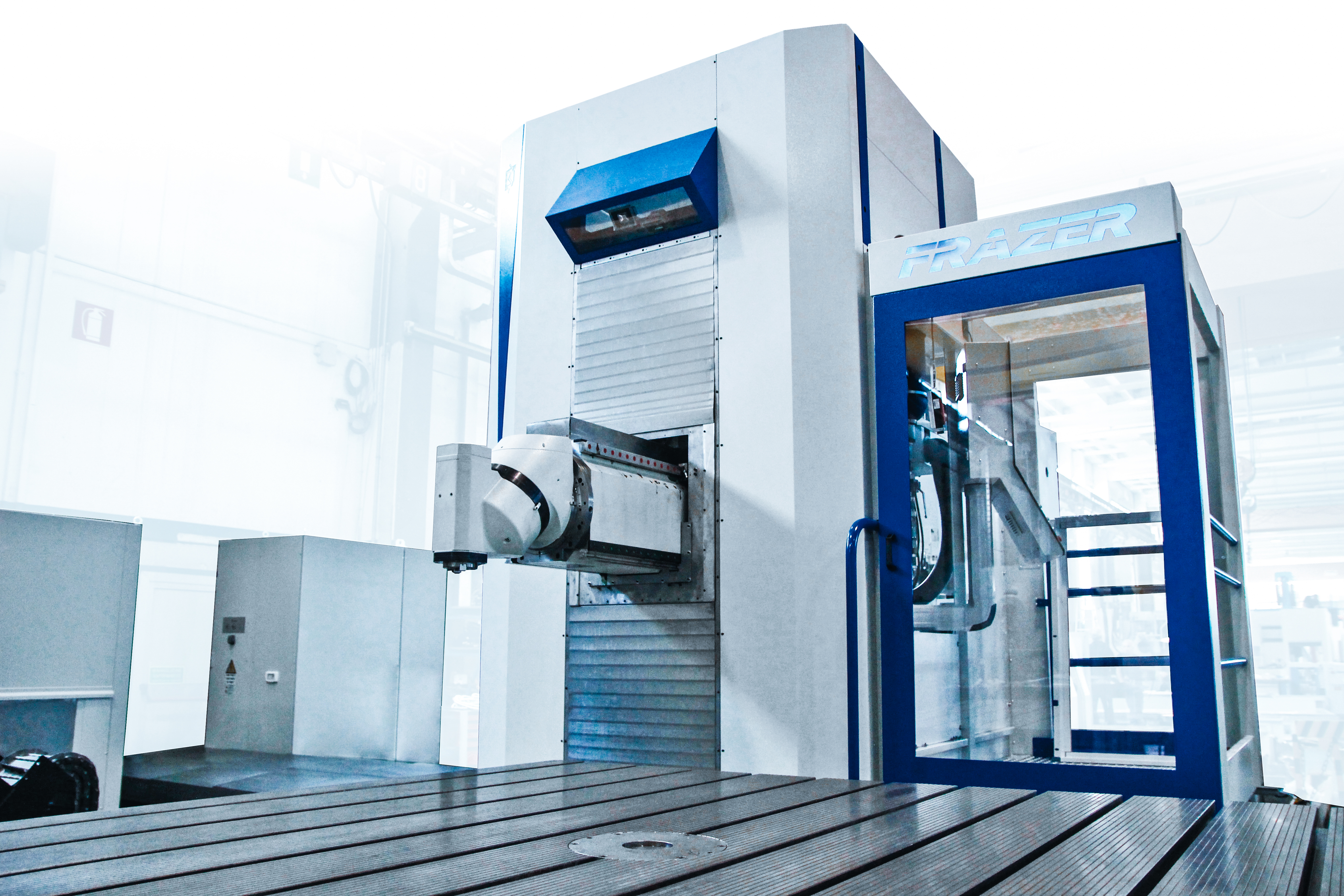 Sachman FRAZER OPEN, longitudinal moving-column milling centres for maximum application flexibility