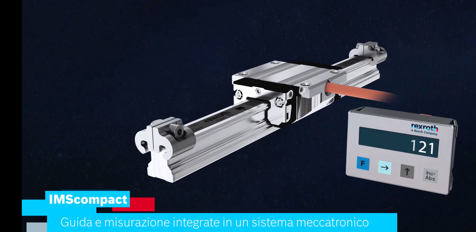 IMS - Sistema di misura lineare integrato l'alternativa robusta ed economica alle righe ottiche.