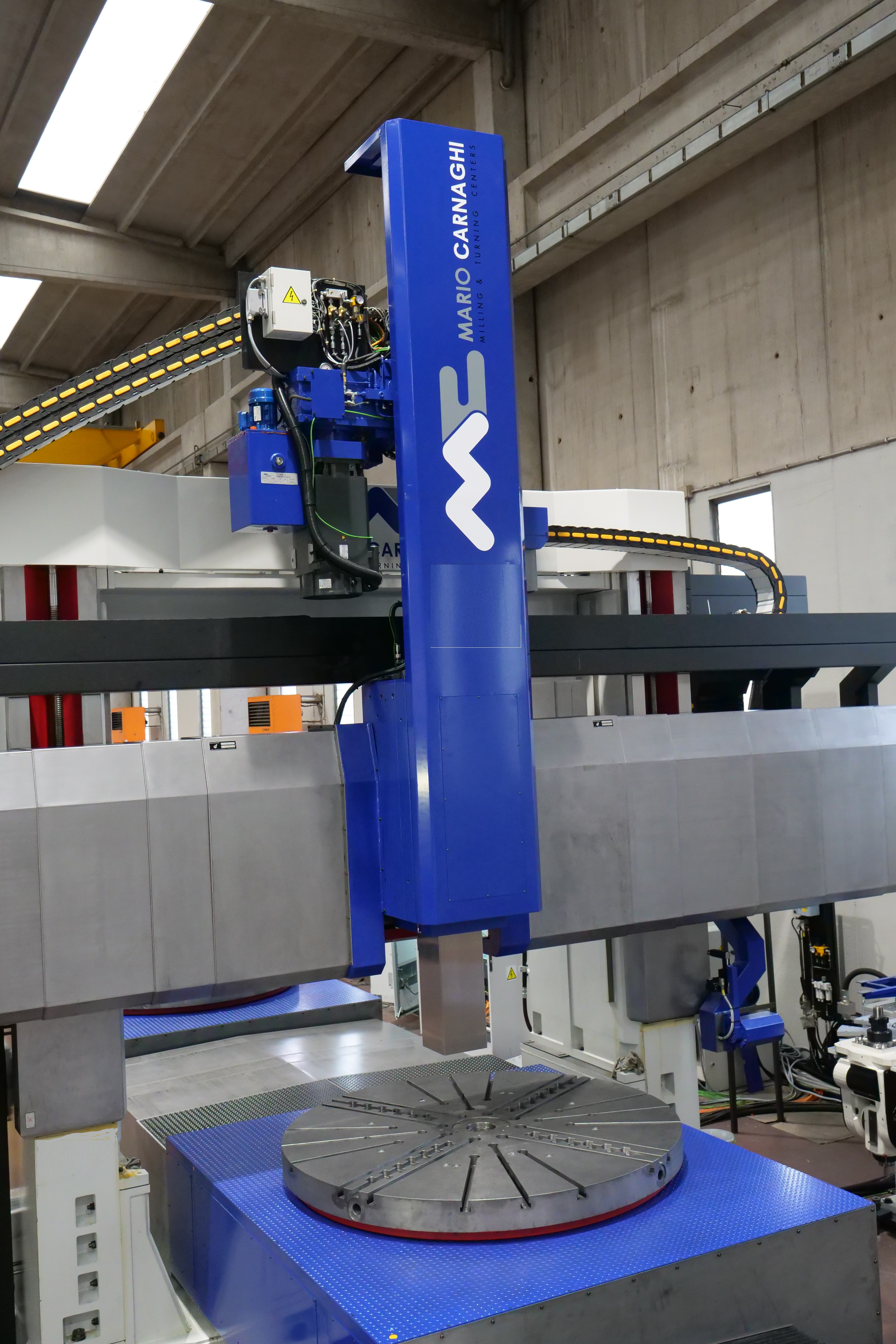 Double column vertical turning lathe with double moving tables - TGP.25.3000 