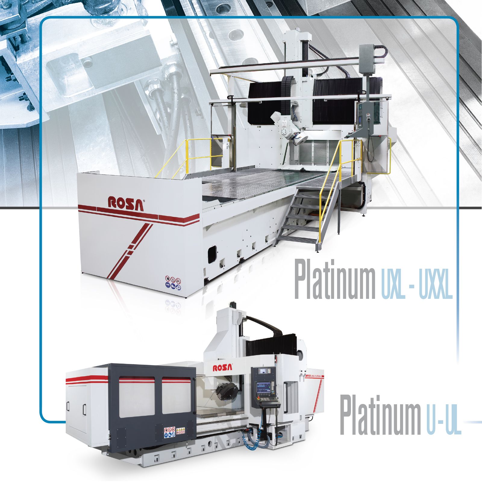 PLATINUM U-UL-UXL-UXXL CNC da 1500x1500x800 a 8000x2500x1025